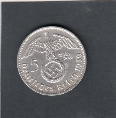 Beschrijving: 5 Mark  HINDENBURG 